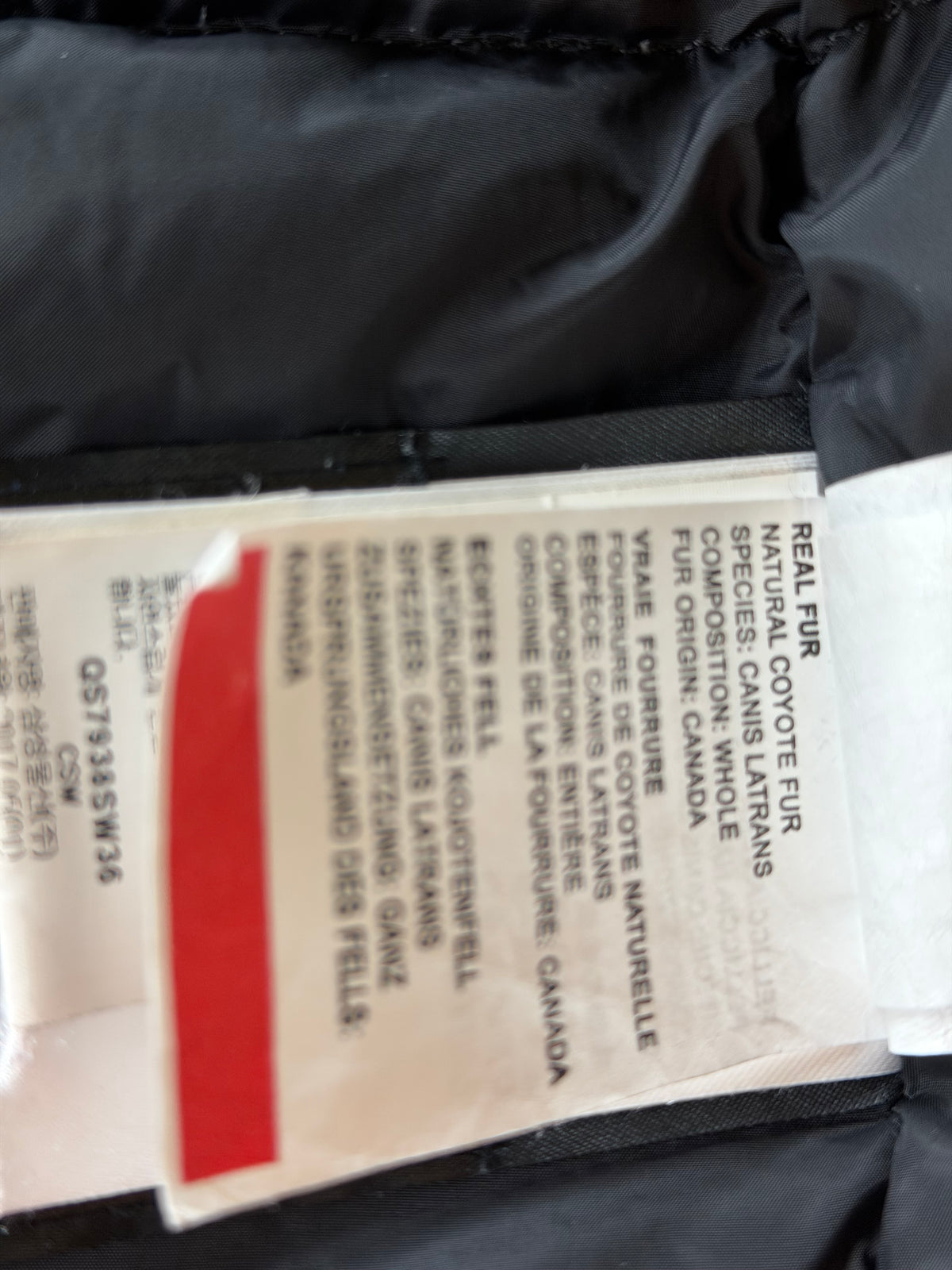 Canada Goose Victoria Parka 3037/LA (Fur) (Women’s L) (Pre-Owned Very Good)