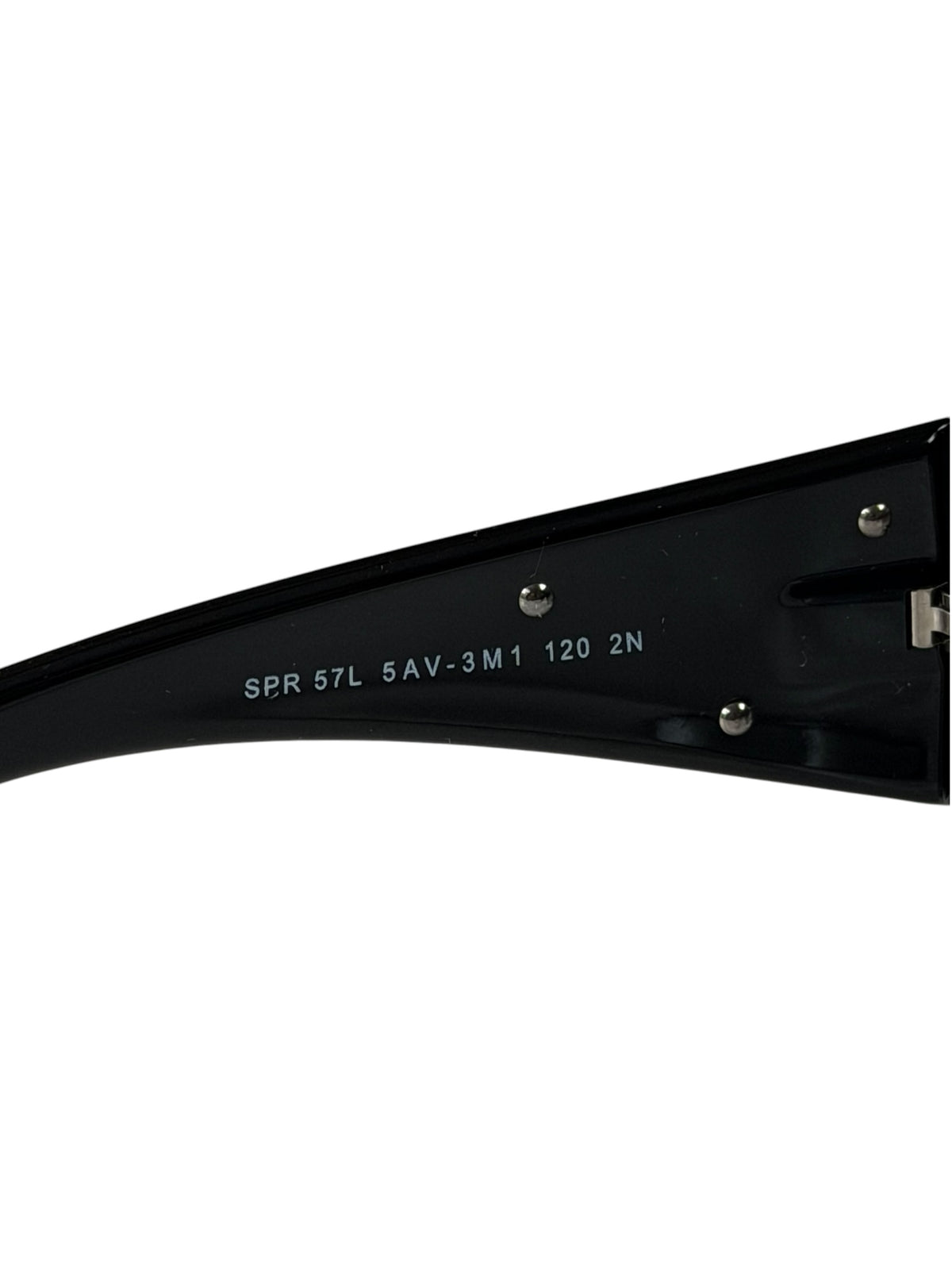 Prada Shield Mask Sunglasses Wrap With Icon Triangle Logo SPR 57L.