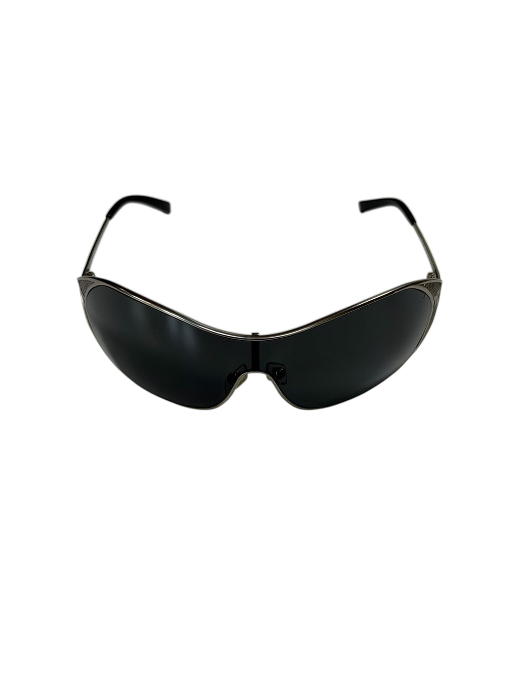 Miu Miu Vintage Metal Sunglasses Wrap Curved Frames Iconic Vintage