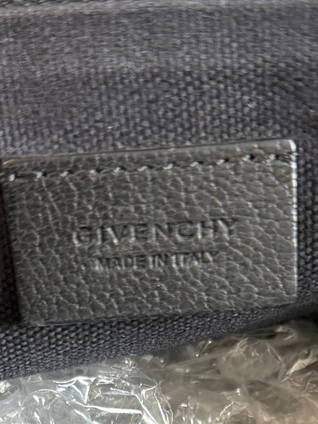 Givenchy Leather Portfolio Pouch Clutch Bag Leather