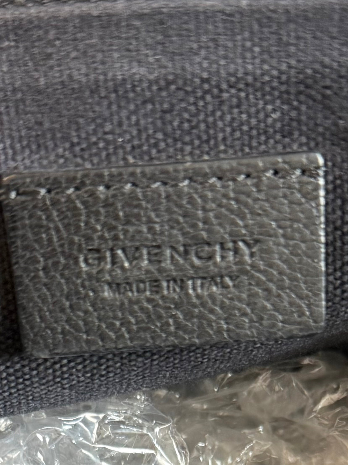 Givenchy Leather Portfolio Pouch Clutch Bag Leather