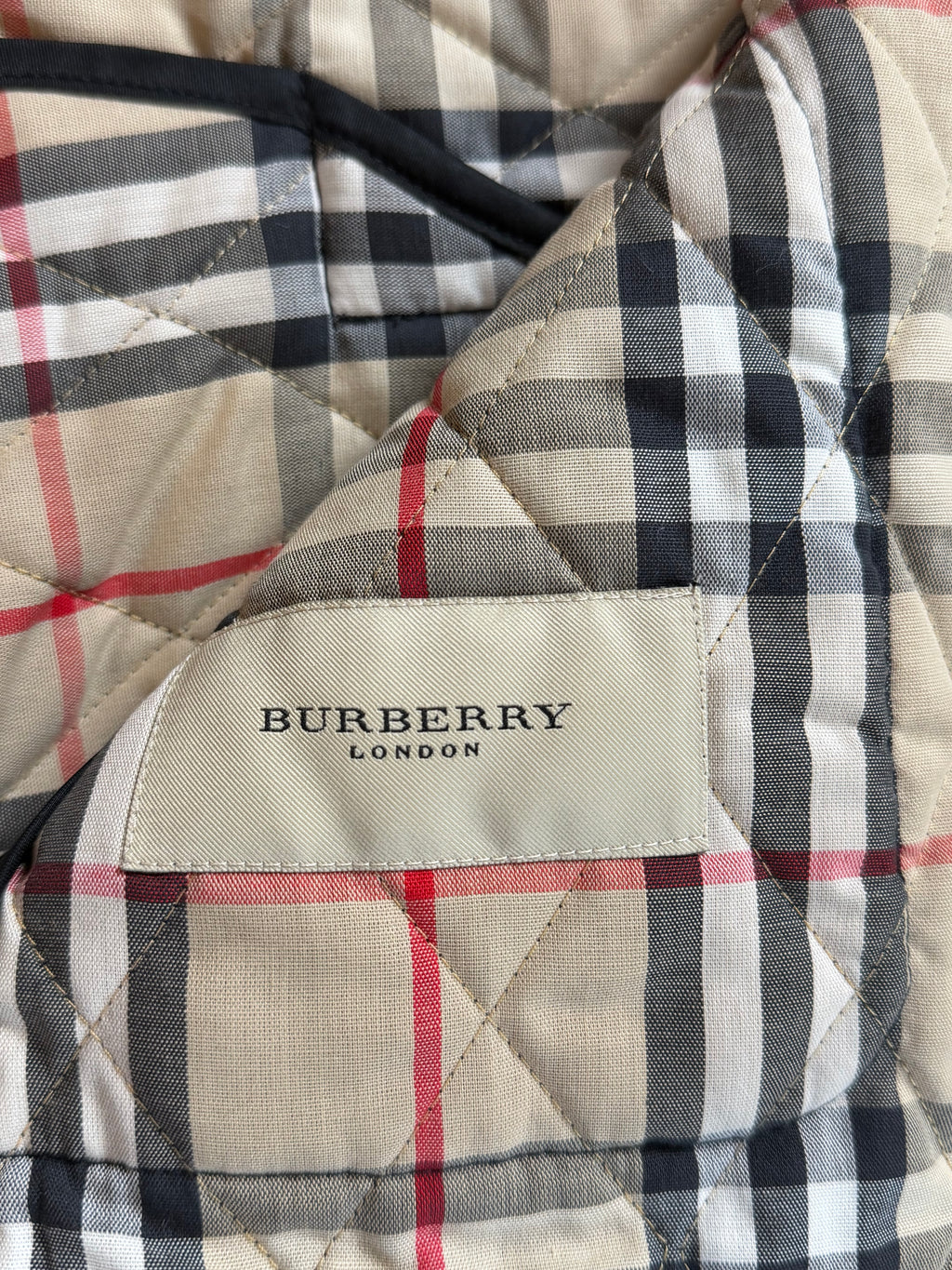 Burberry Hunting Jacket Quilted Women’s M Made In England