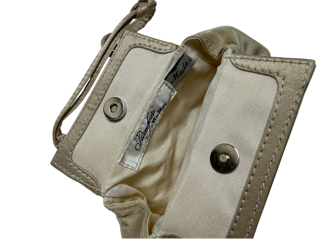Max Mara Pianoforte Evening Bag Handbag Cloth Silk Deadstock