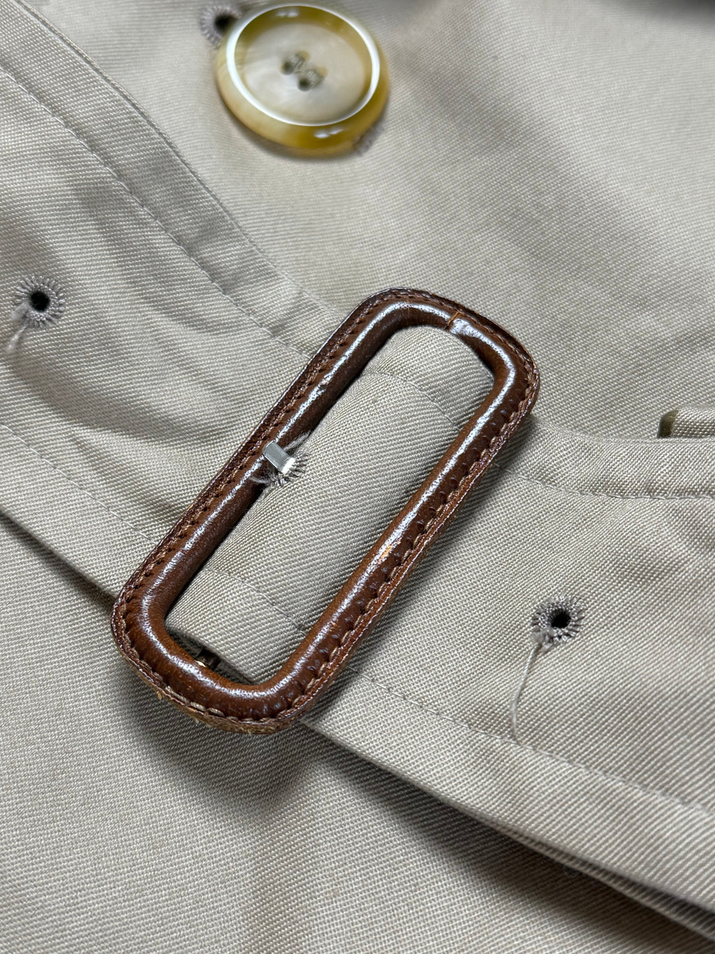 Burberry Made In England Vintage Trench Coat Jacket Size 54 Men’s XL