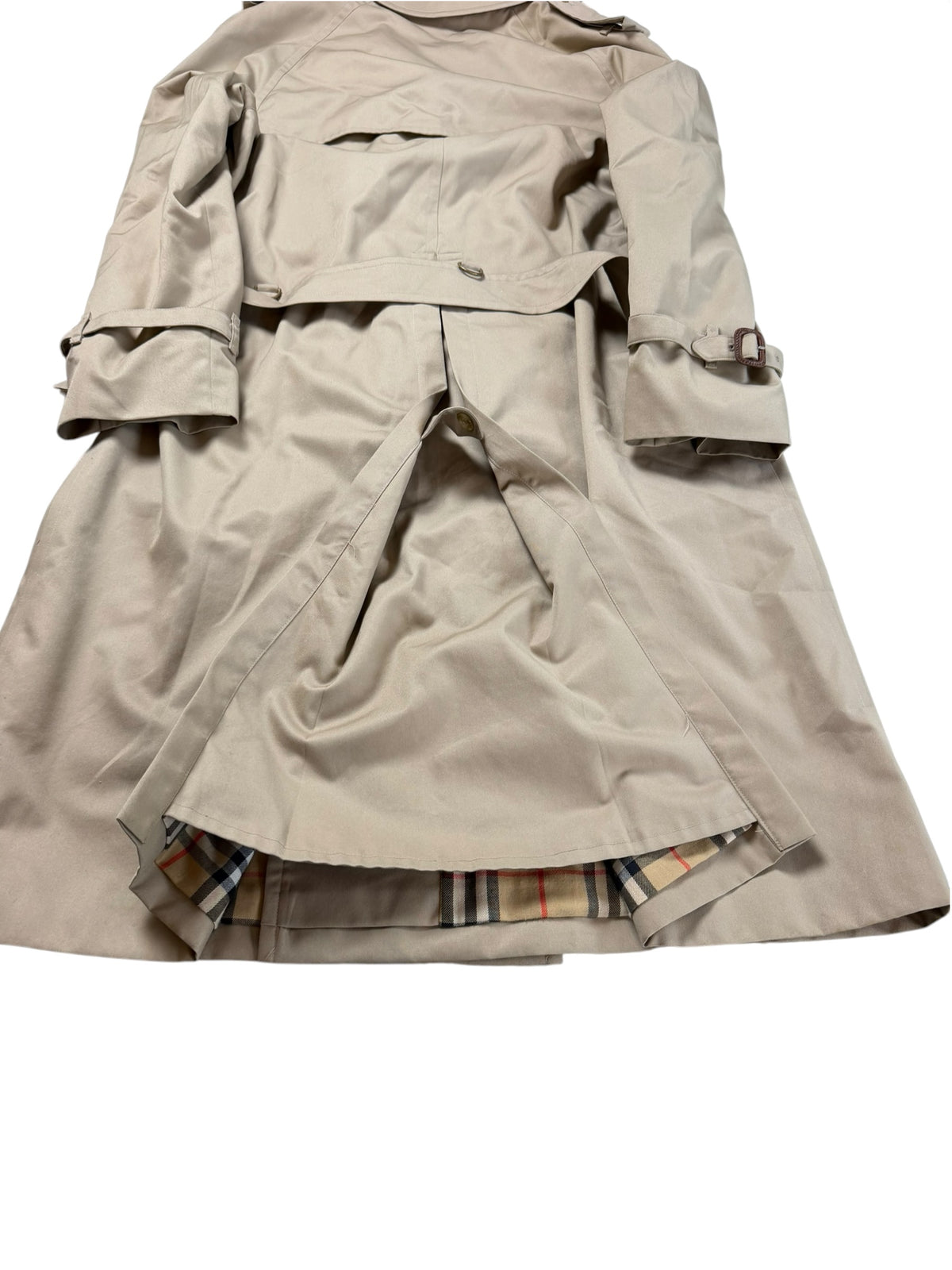 Burberry Made In England Vintage Trench Coat Jacket Size 54 Men’s XL