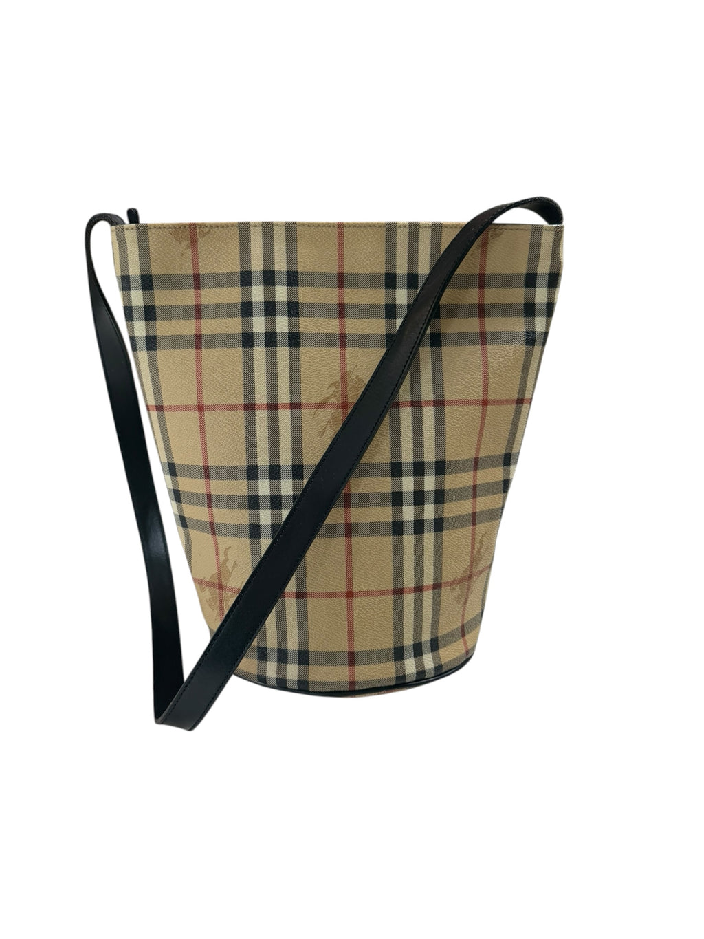Burberry Bucket Tote Shoulder Bag Strap Handbag Bag 2000’s