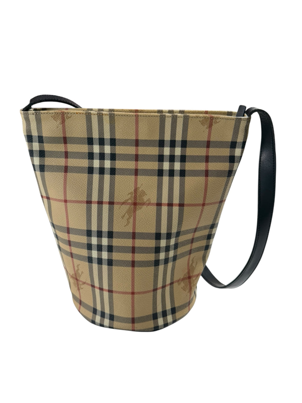 Burberry Bucket Tote Shoulder Bag Strap Handbag Bag 2000’s