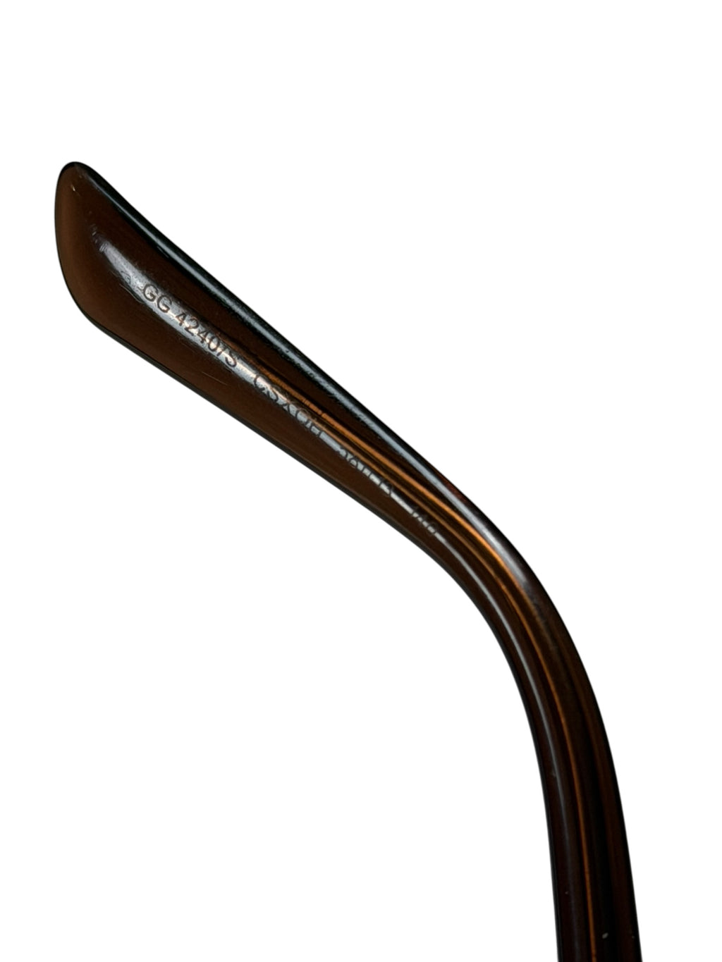 Gucci Teardrop Oval Aviation Bamboo Sunglasses