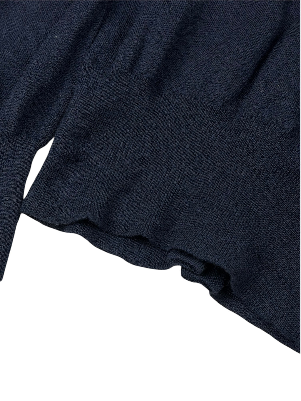 Vivienne Westwood Navy Bea Cardigan Cropped Jumper Women's M