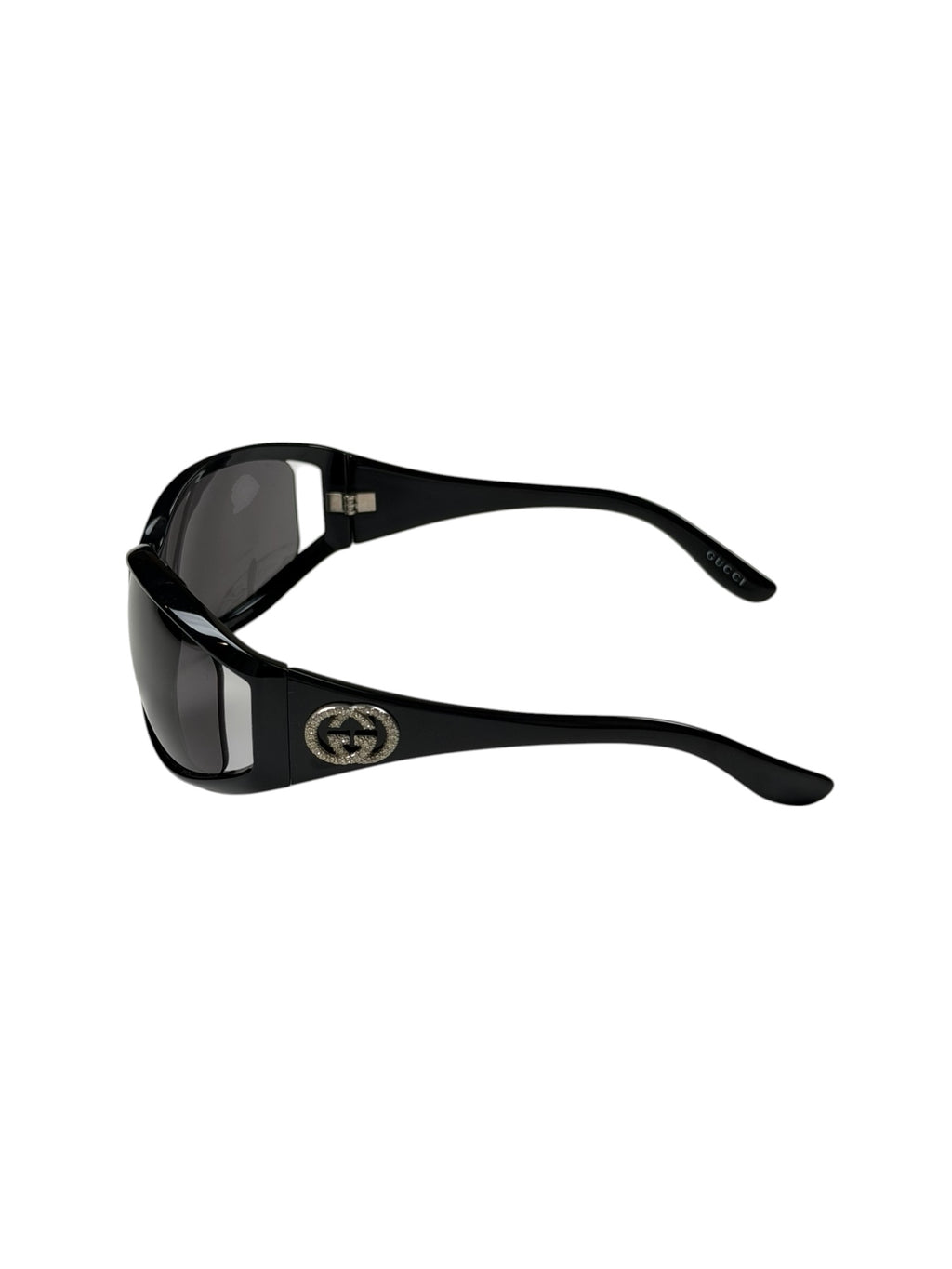 Gucci MOD 2989 Sunglasses Black With Diamontes GG Excellent Pre-Owned