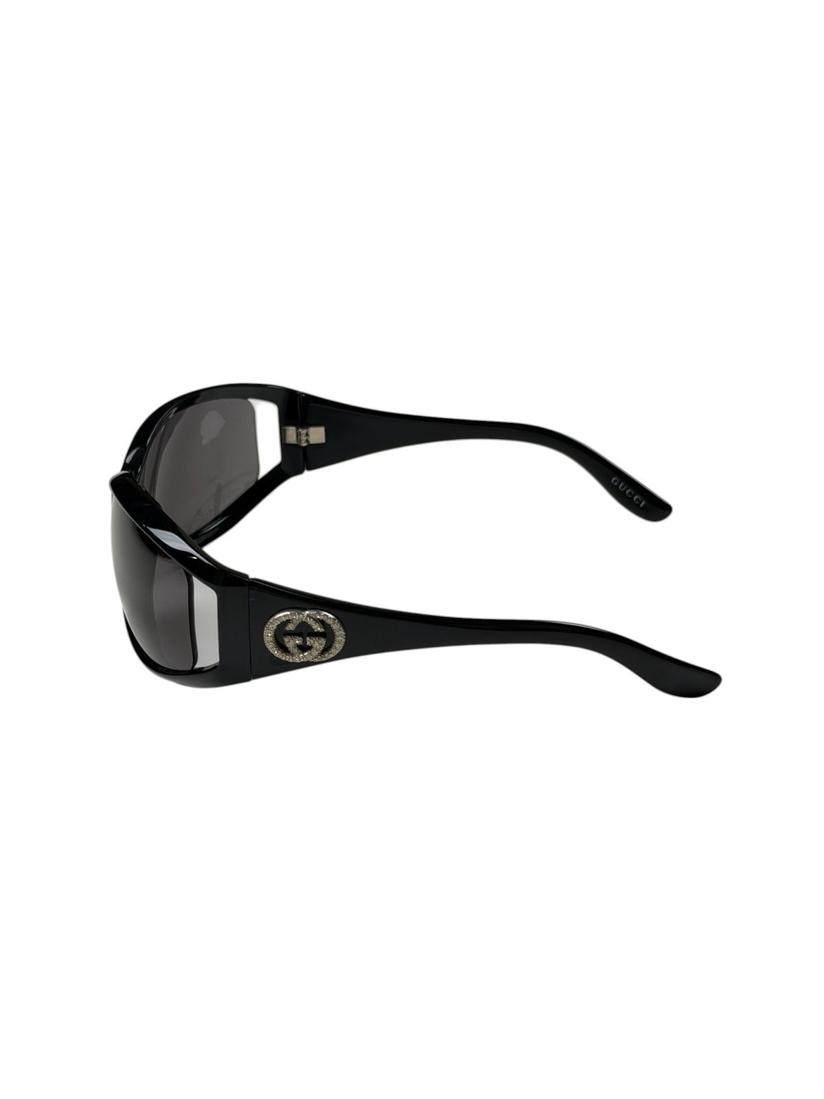 Gucci MOD 2989 Sunglasses Black With Diamontes GG Excellent Pre-Owned