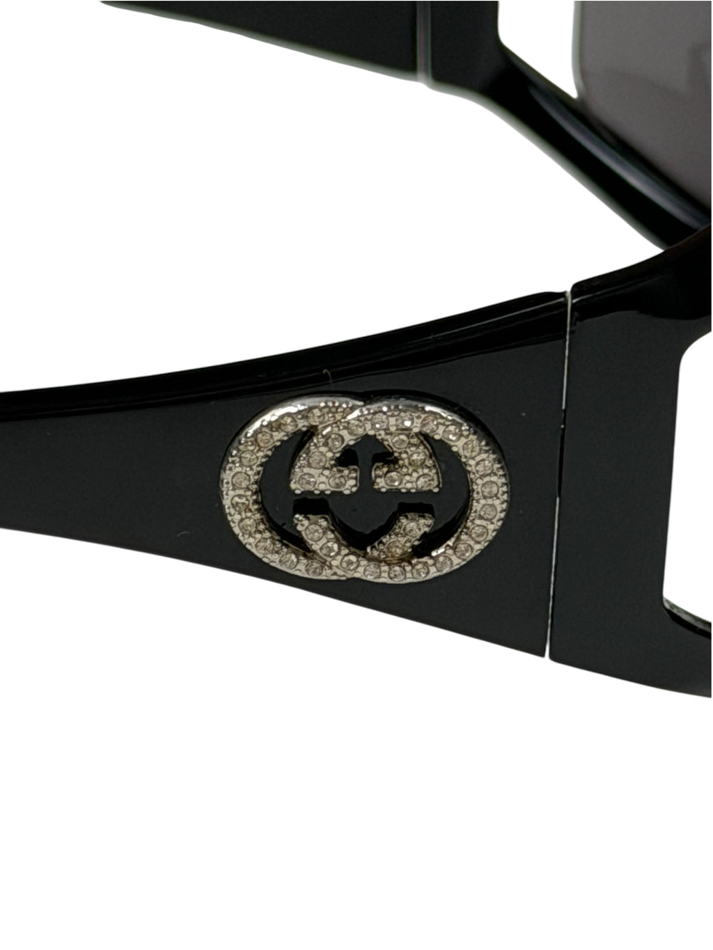 Gucci MOD 2989 Sunglasses Black With Diamontes GG Excellent Pre-Owned