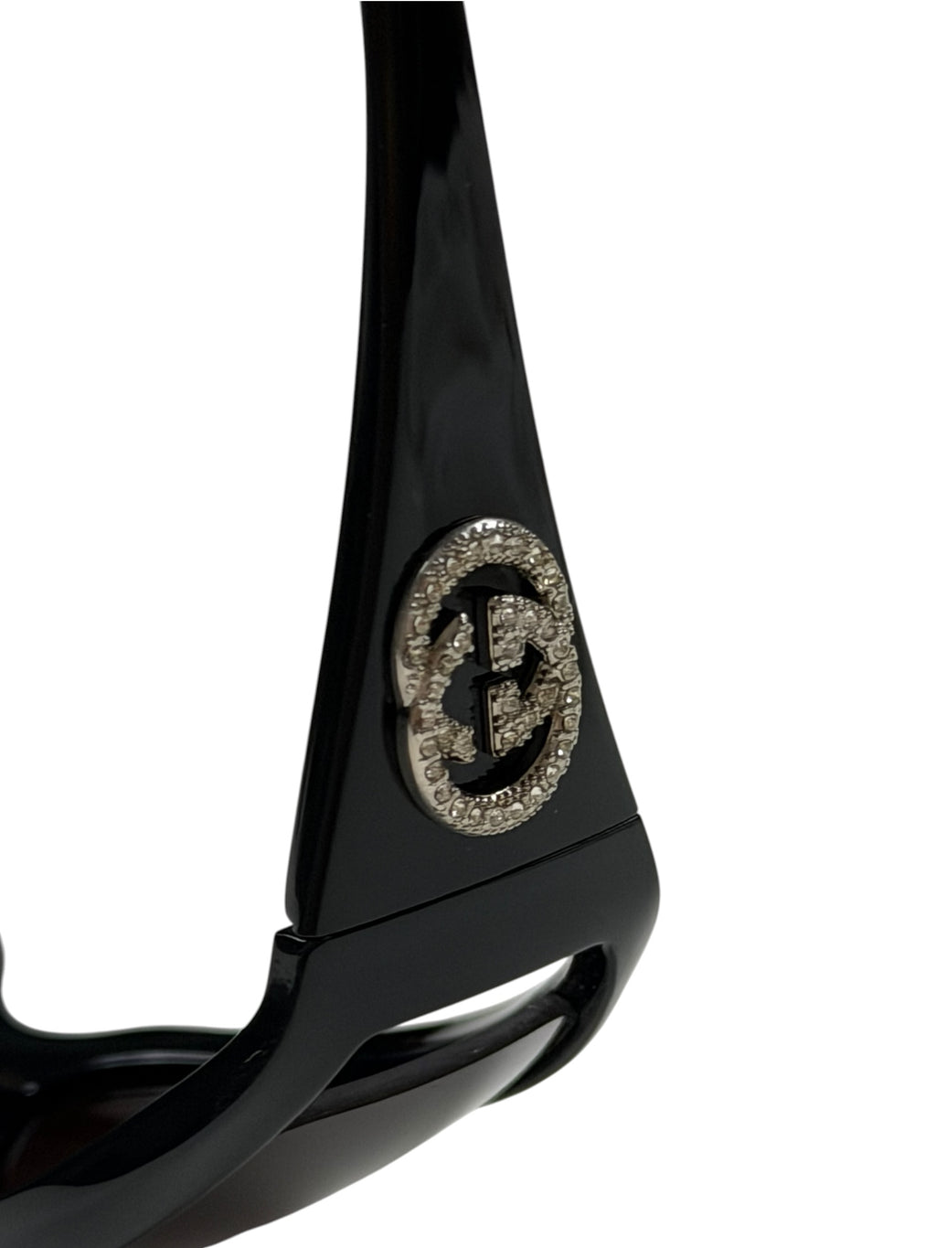Gucci MOD 2989 Sunglasses Black With Diamontes GG Excellent Pre-Owned