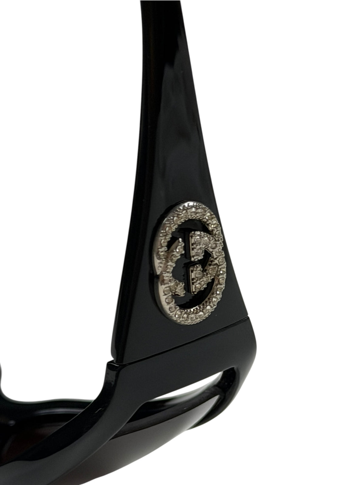 Gucci MOD 2989 Sunglasses Black With Diamontes GG Excellent Pre-Owned