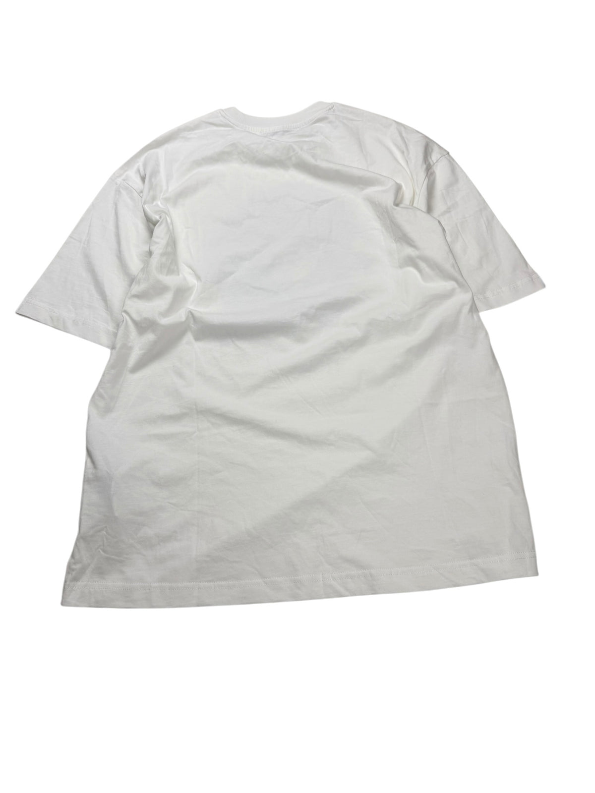 Acne Studios Printed T-Shirt Exford Face teddy Bear Mens M Optic White
