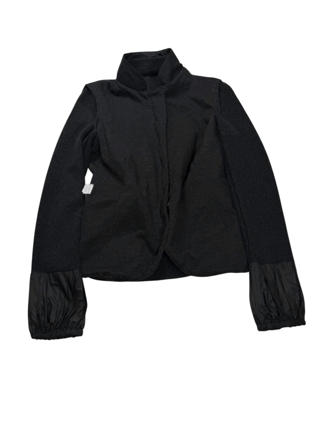 Brunello Cucinelli Hybrid Jacket Cashmere Nylon Black & Grey Women's M IT42