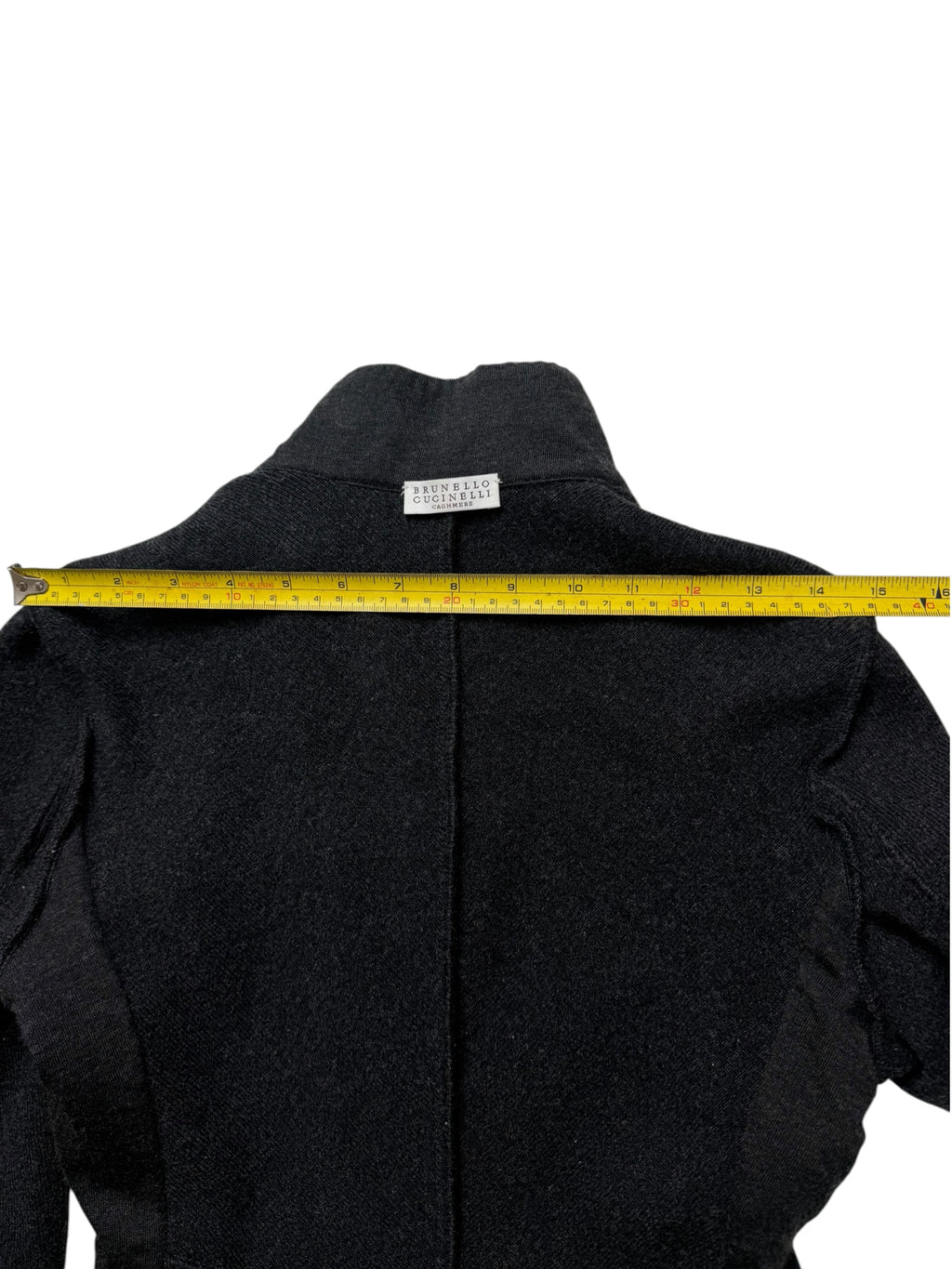 Brunello Cucinelli Hybrid Jacket Cashmere Nylon Black & Grey Women's M IT42