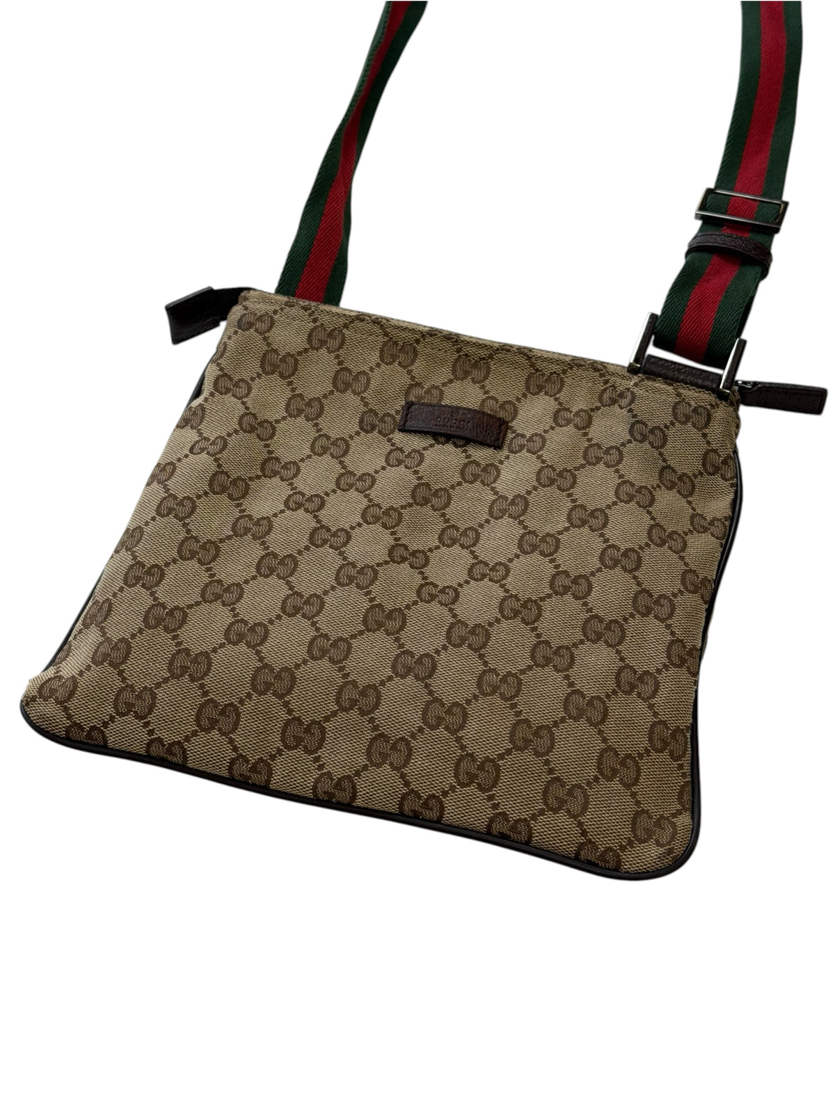 Gucci Canvas Web Messenger Bag 31cm