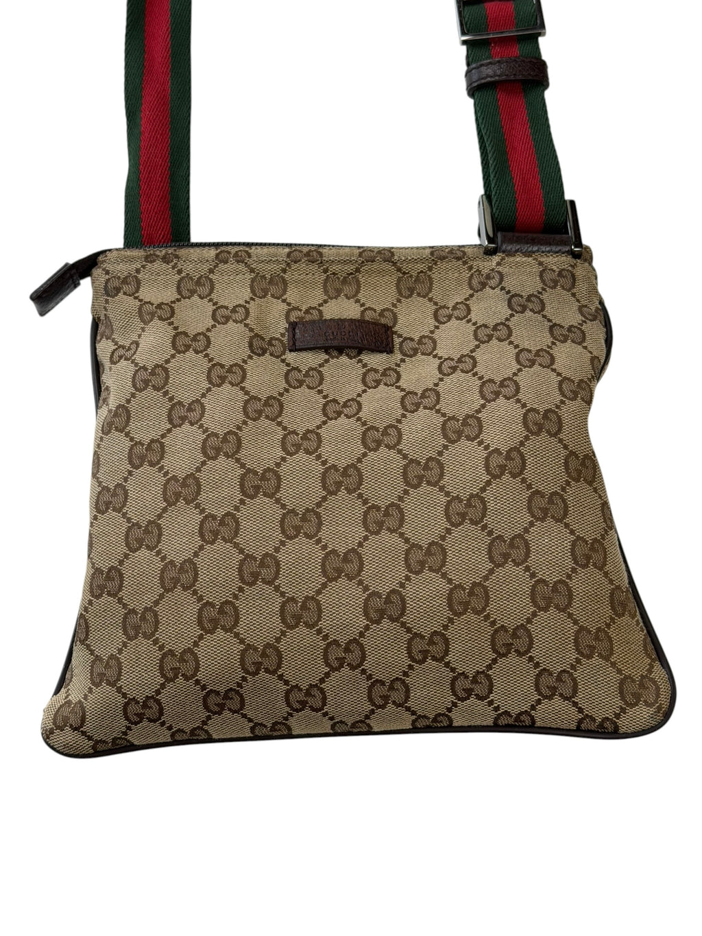 Gucci Canvas Web Messenger Bag 31cm