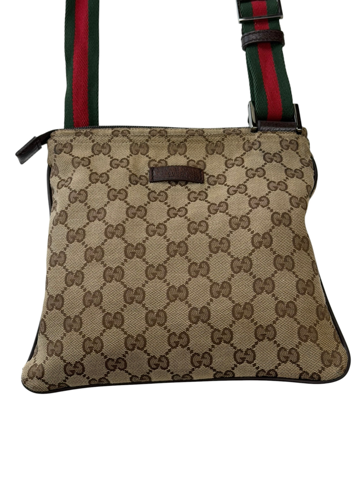 Gucci Canvas Web Messenger Bag 31cm