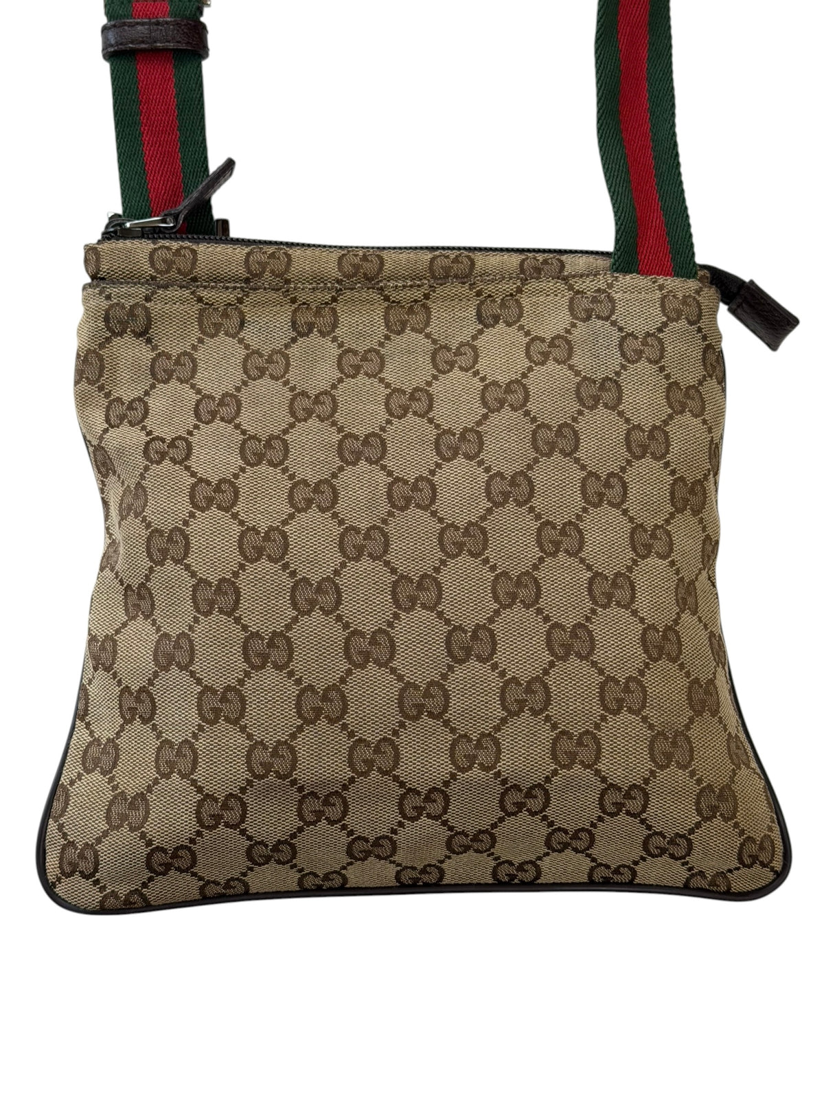 Gucci Canvas Web Messenger Bag 31cm