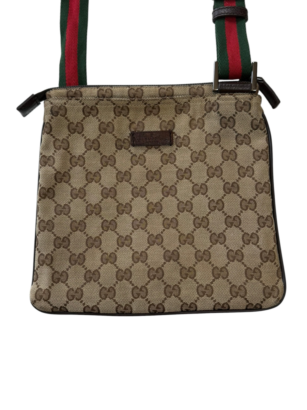 Gucci Canvas Web Messenger Bag 31cm