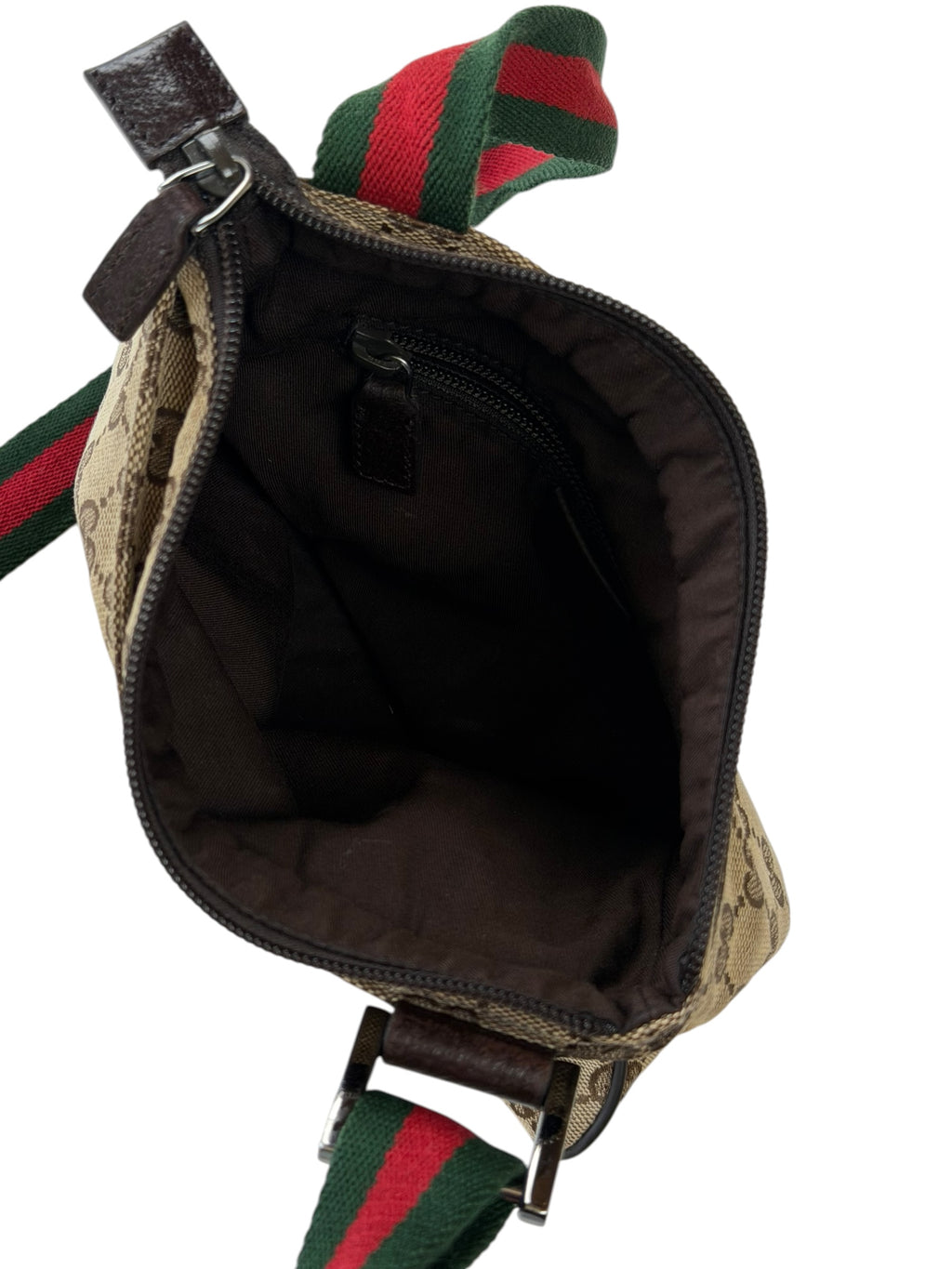Gucci Canvas Web Messenger Bag 31cm