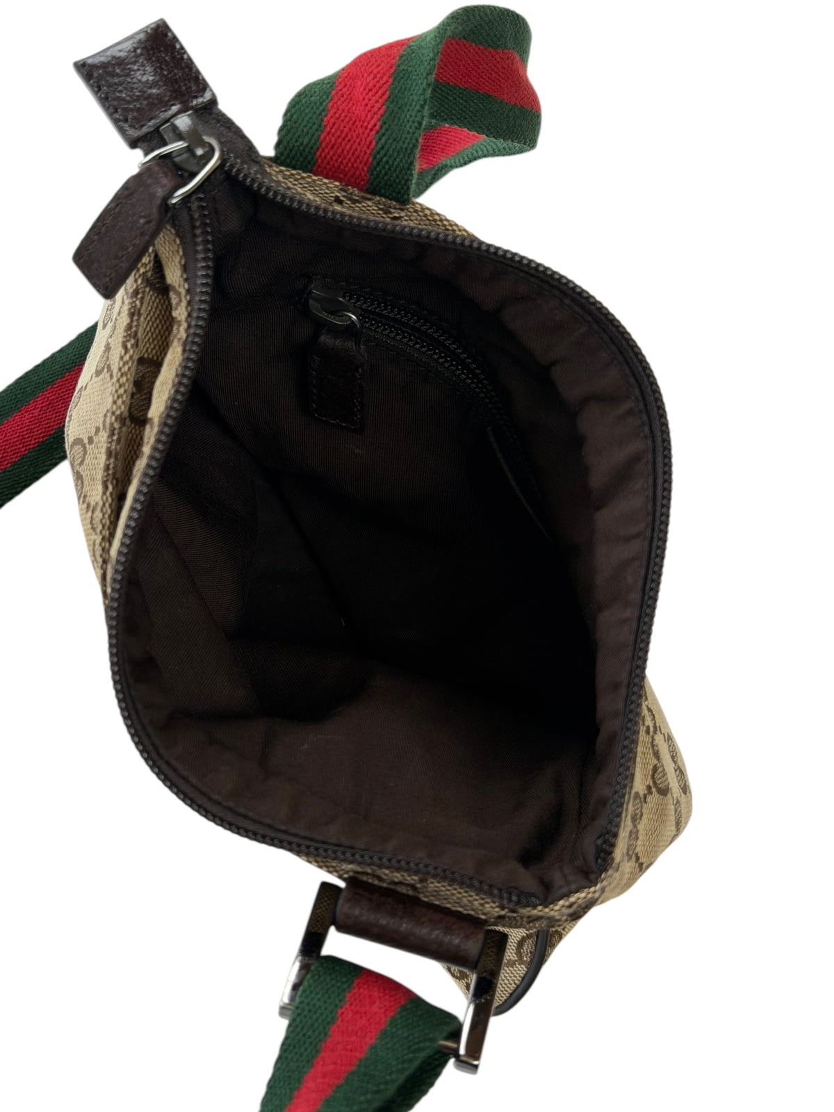 Gucci Canvas Web Messenger Bag 31cm