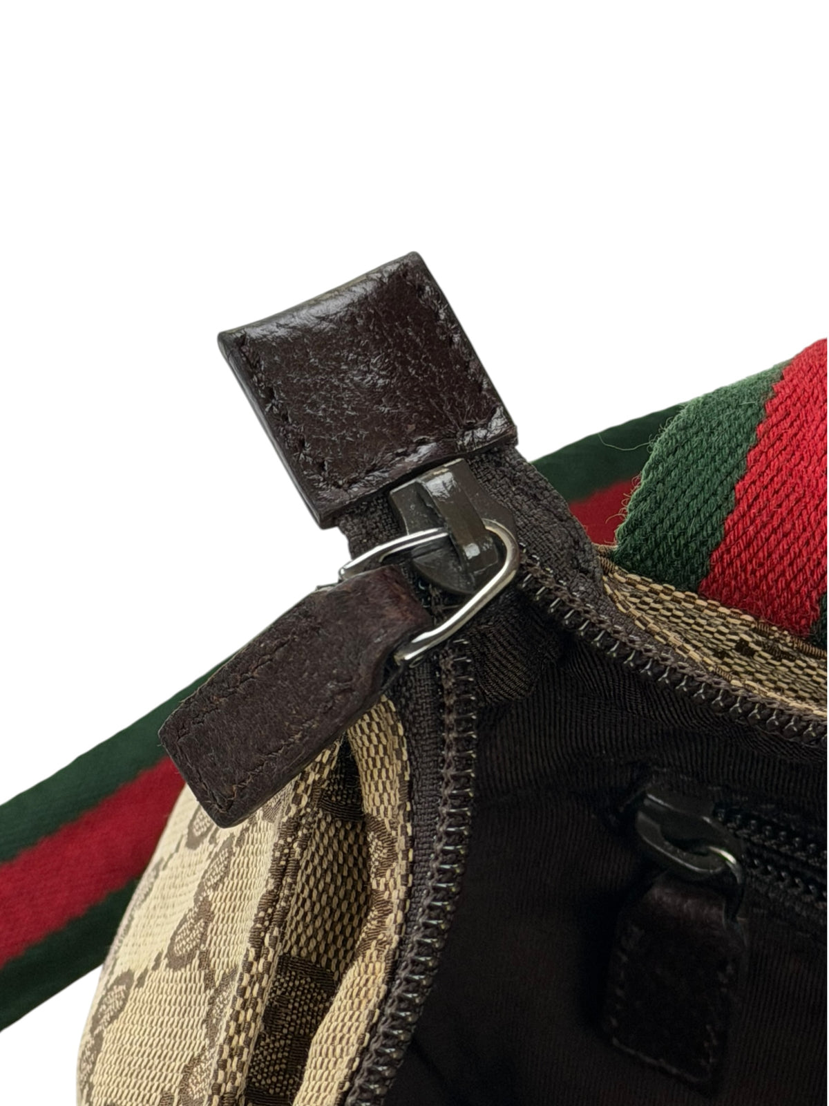Gucci Canvas Web Messenger Bag 31cm